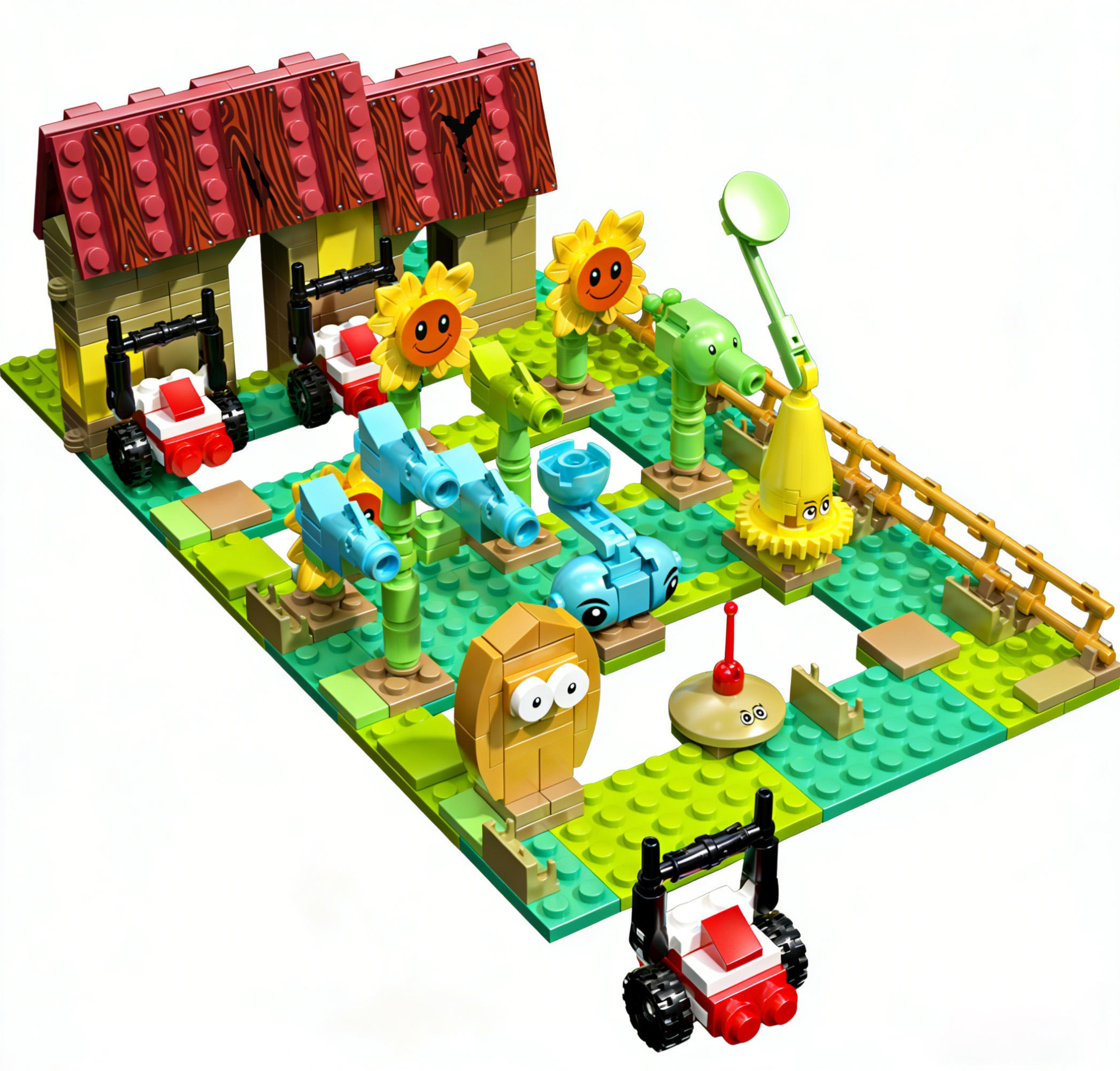 Plant Parent Vs - Plants Vs. Crazy Backyard Assemble building