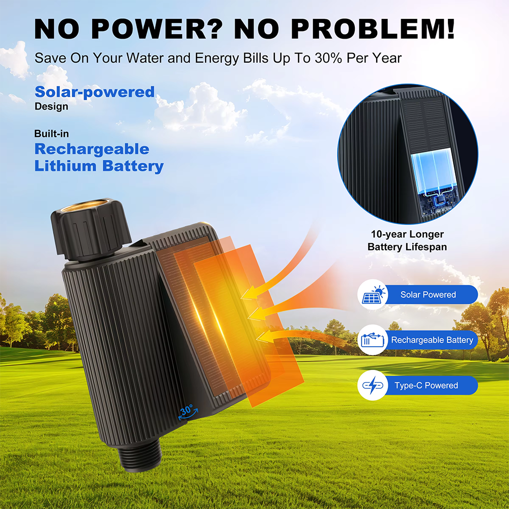 Tuya Solar Powered Smart Water - مراجعة Plant Parent App وسعره