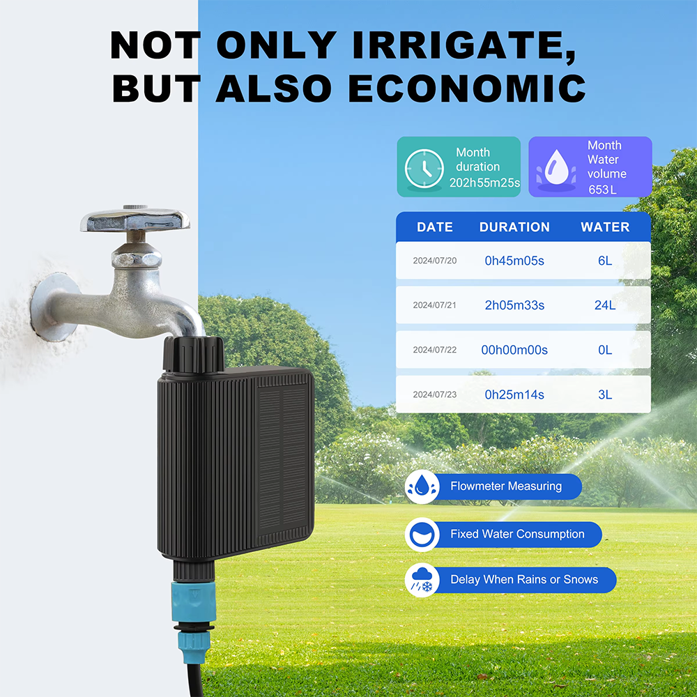 Tuya Solar Powered Smart Water - مراجعة Plant Parent App وسعره